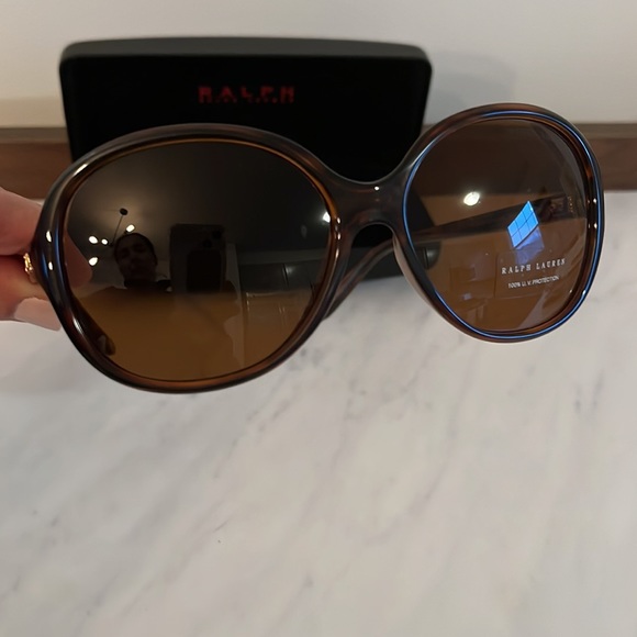 Ralph Lauren Sunglasses Model RL 8054 Brown Made in Italy - Picture 6 of 11